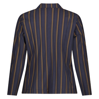 Plus Basics korte blazer serie suit stripe