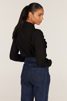 Blouse Jansen Amsterdam in het zwart