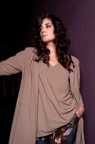 Wrap Top SS Mocca