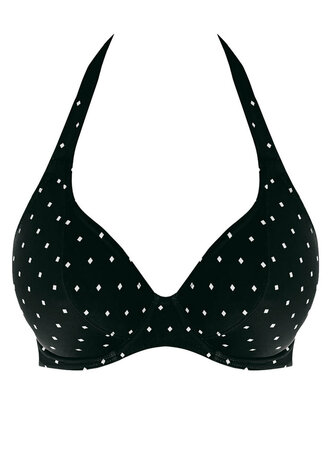 Jewel cove halter bikini top AS7232BLK