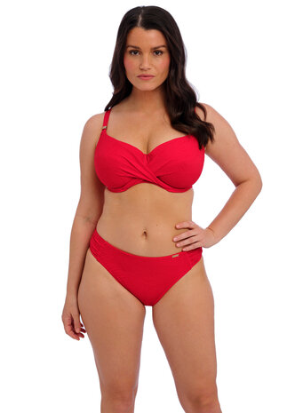 Bikini top Ottowa van Fantasie in het rood.